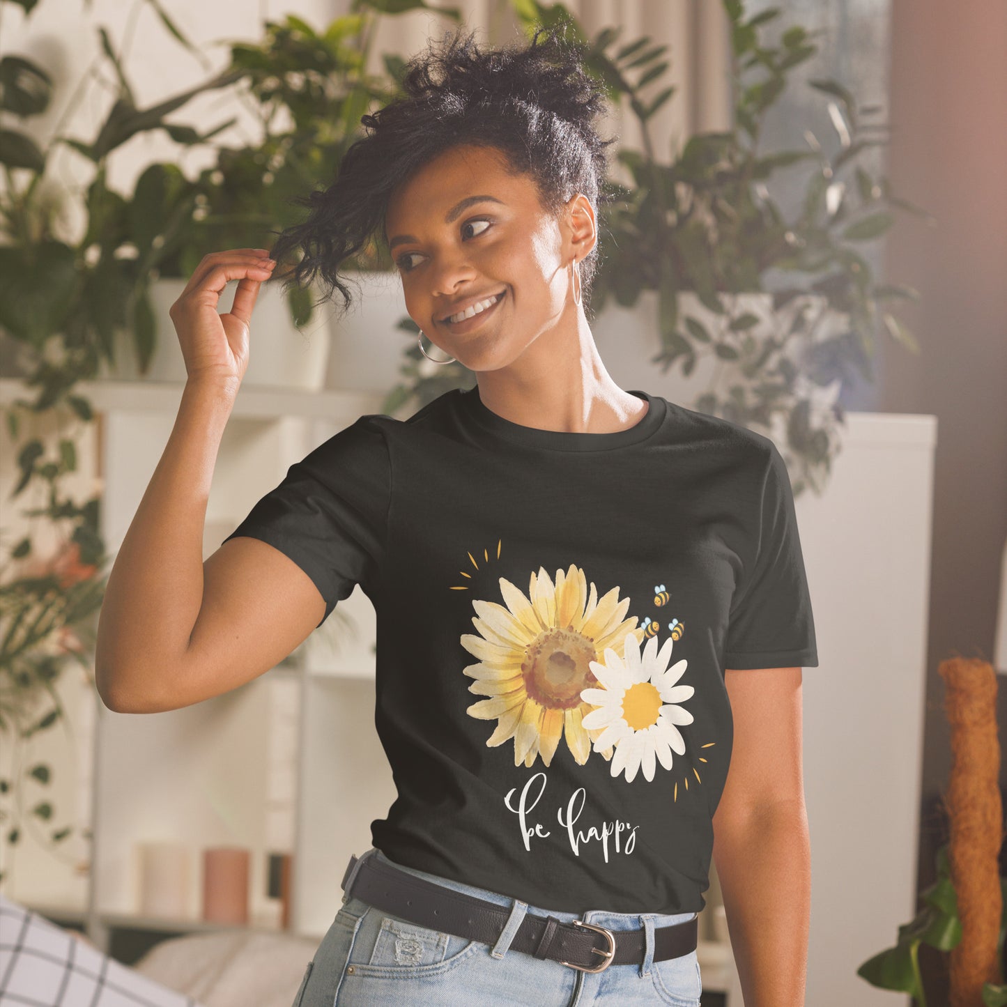 Queens Dark Be happy T-Shirt