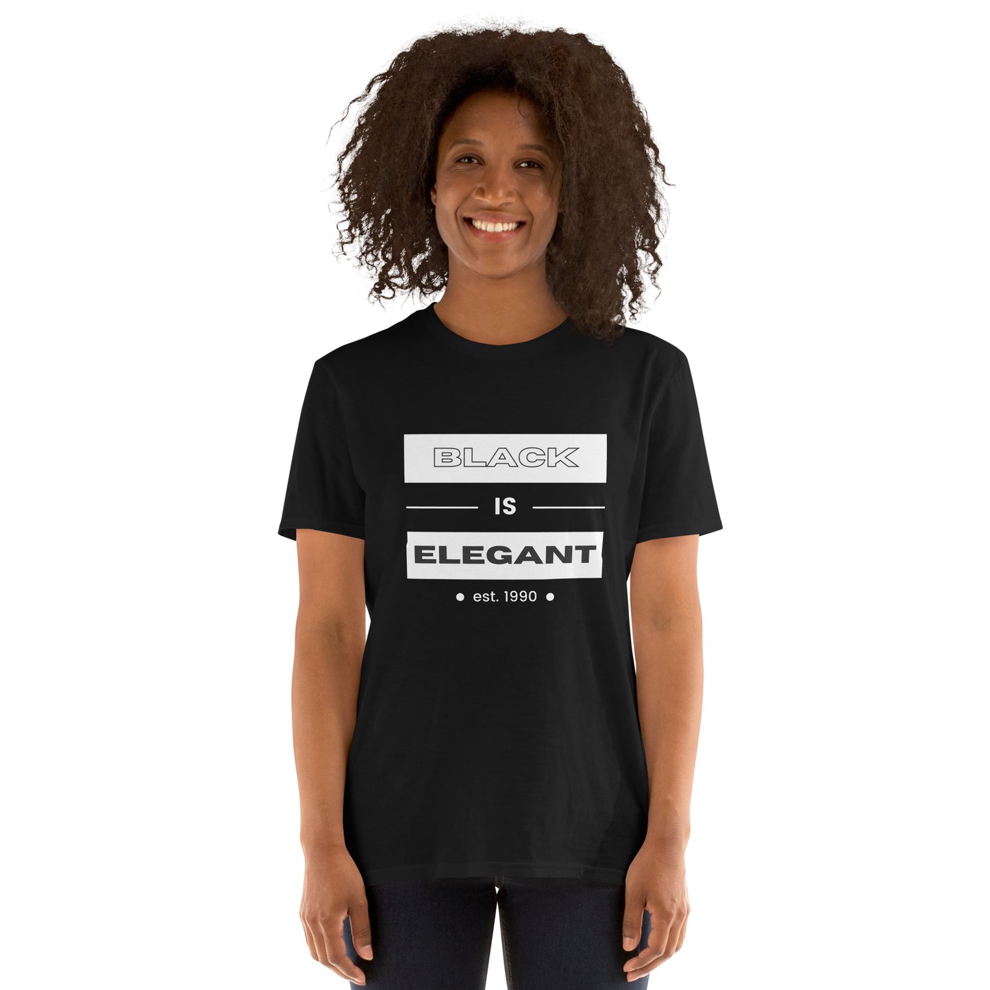 Black Is Elegant Royal Tee
