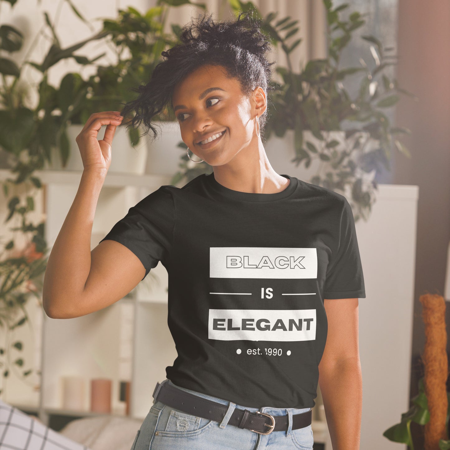Black Is Elegant Royal Tee
