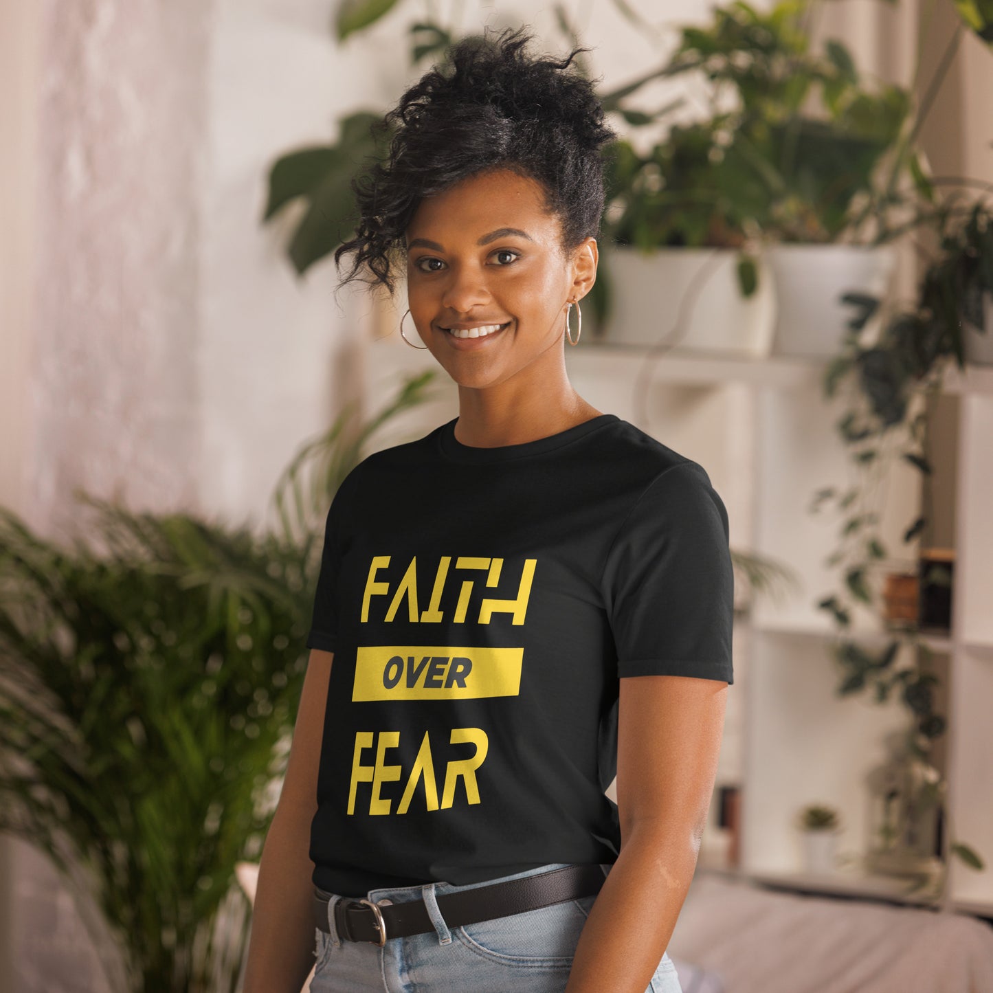 Faith Over Fear Royal T-Shirt