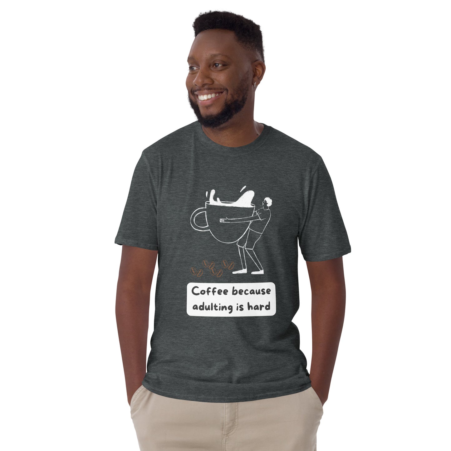 Royal Dark Adulting Is Hard Unisex T-Shirt