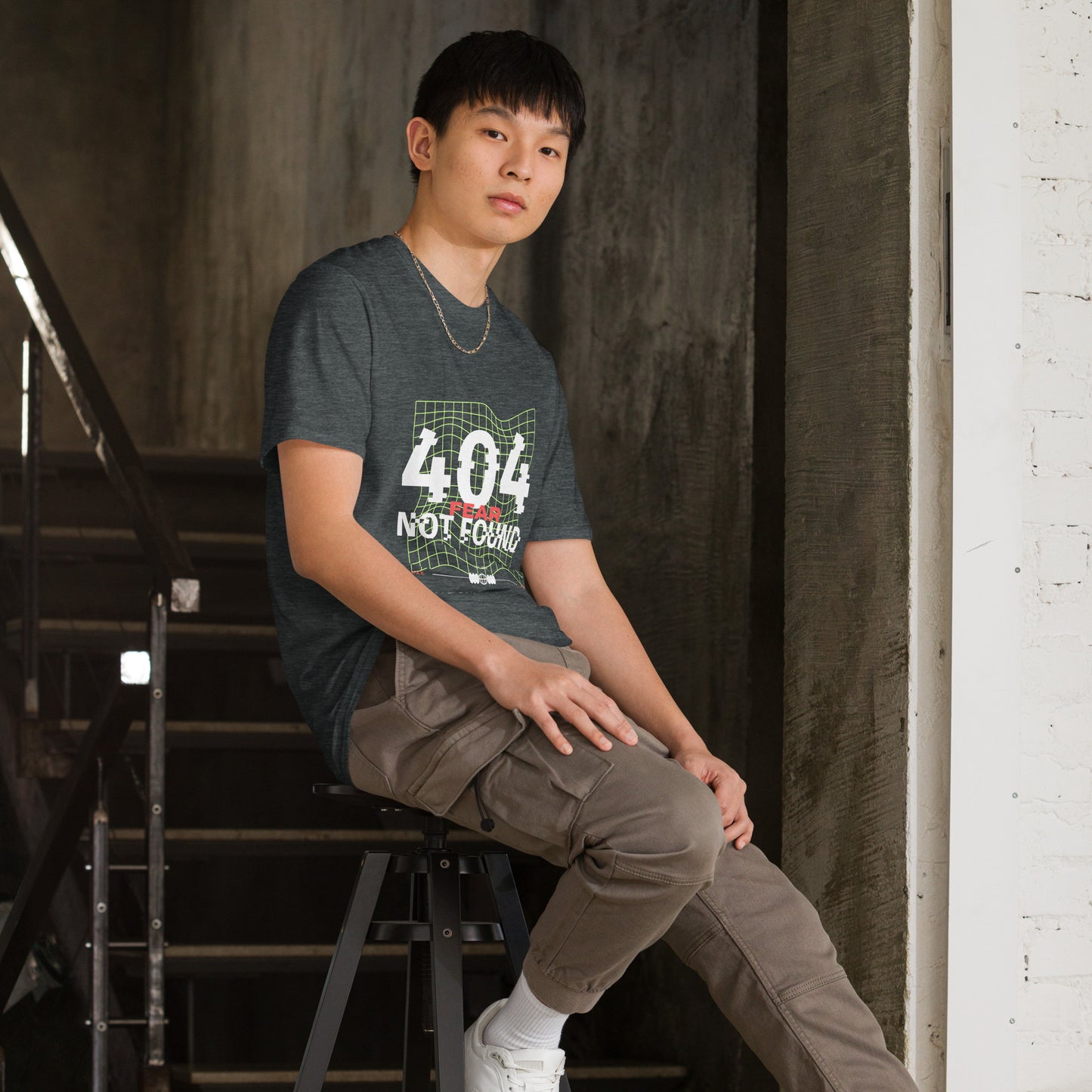 404 Fear Not Found Royal Unisex T-Shirt