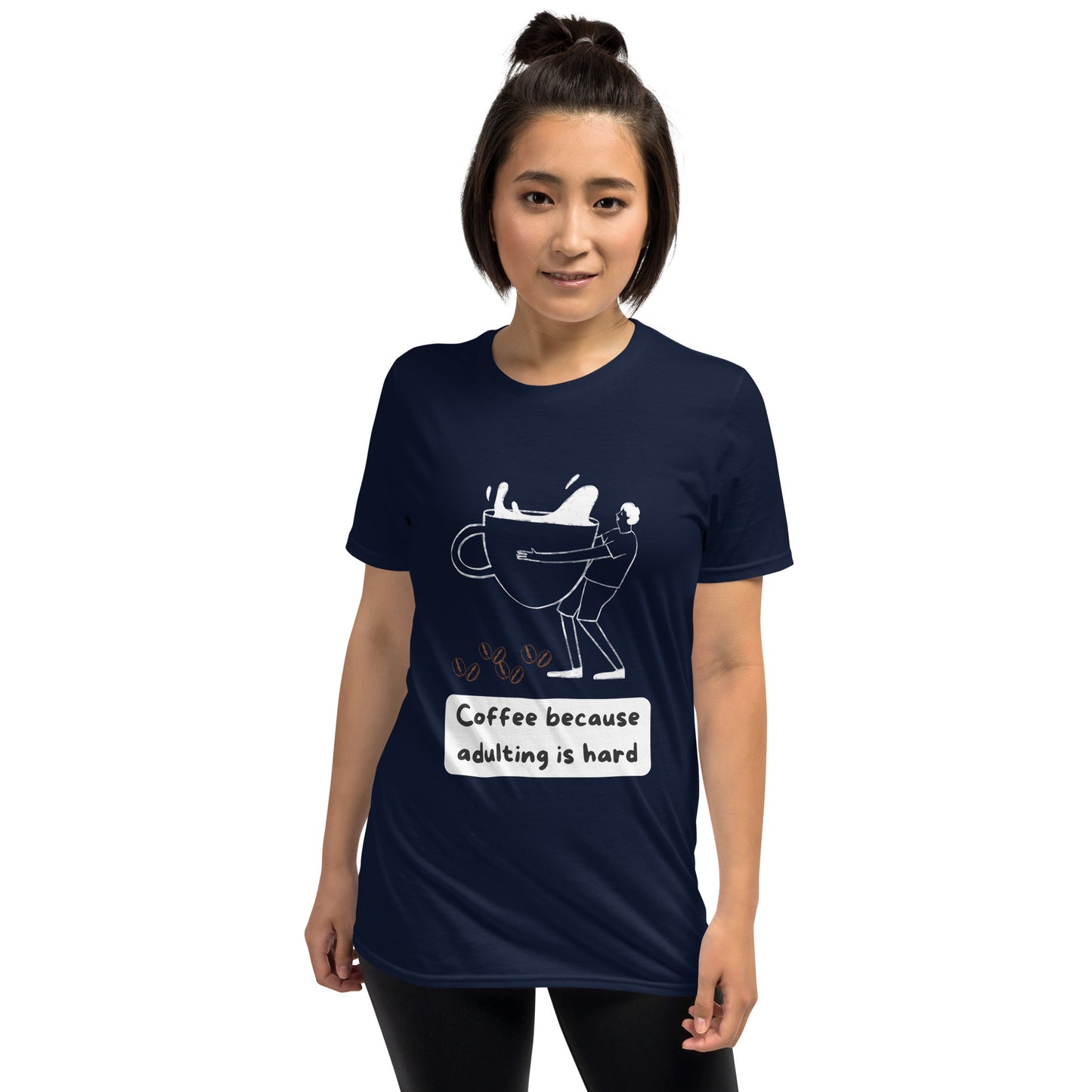 Royal Dark Adulting Is Hard Unisex T-Shirt