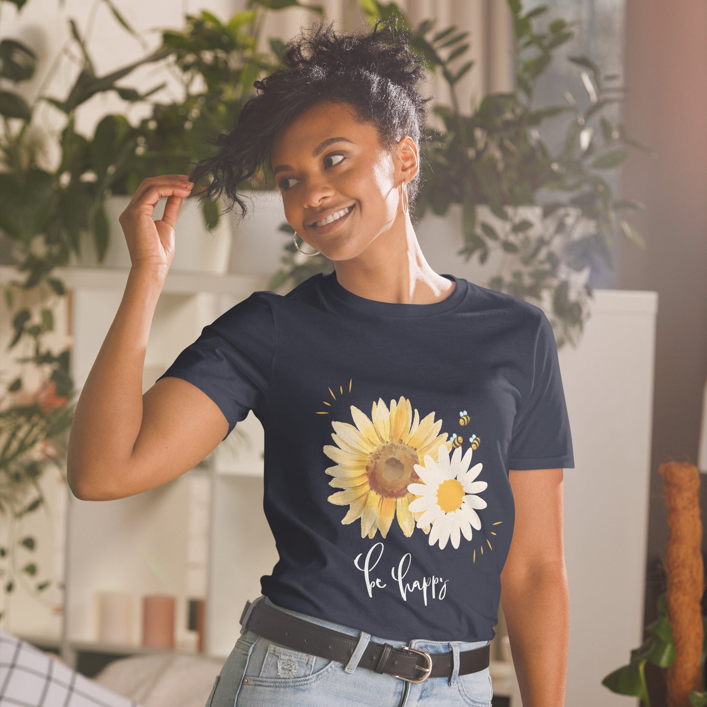 Queens Dark Be happy T-Shirt