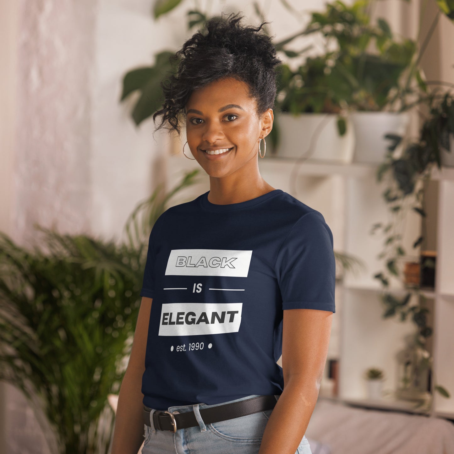Black Is Elegant Royal Tee