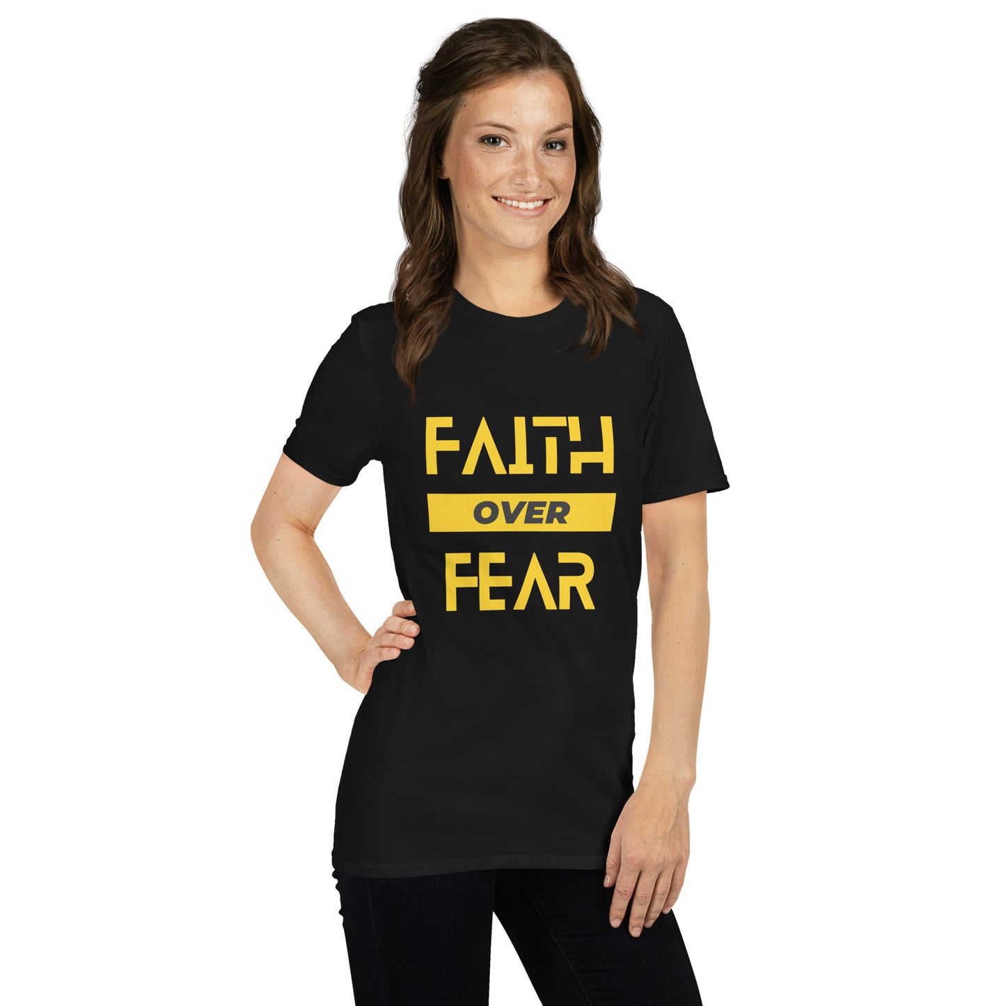 Faith Over Fear Royal T-Shirt