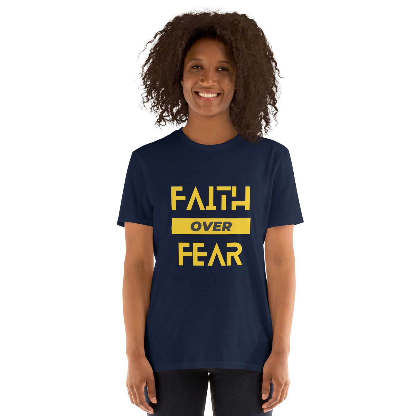 Faith Over Fear Royal T-Shirt